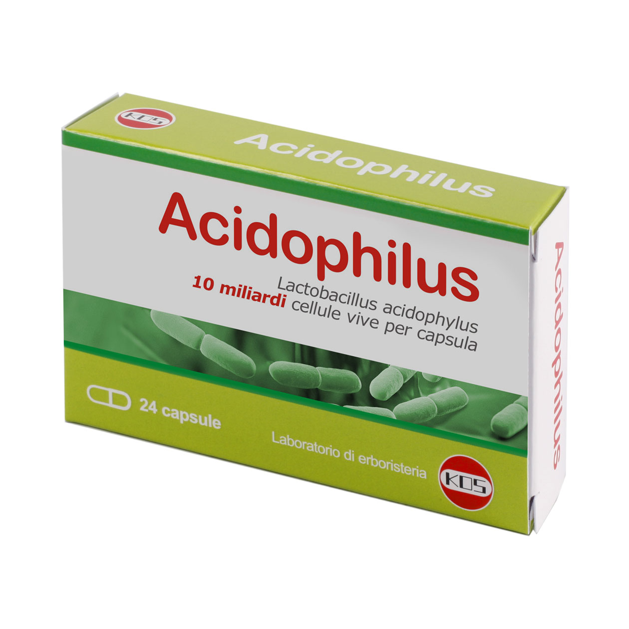 Acidophylus 10 miliardi cellule vive per capsula - 24 capsule