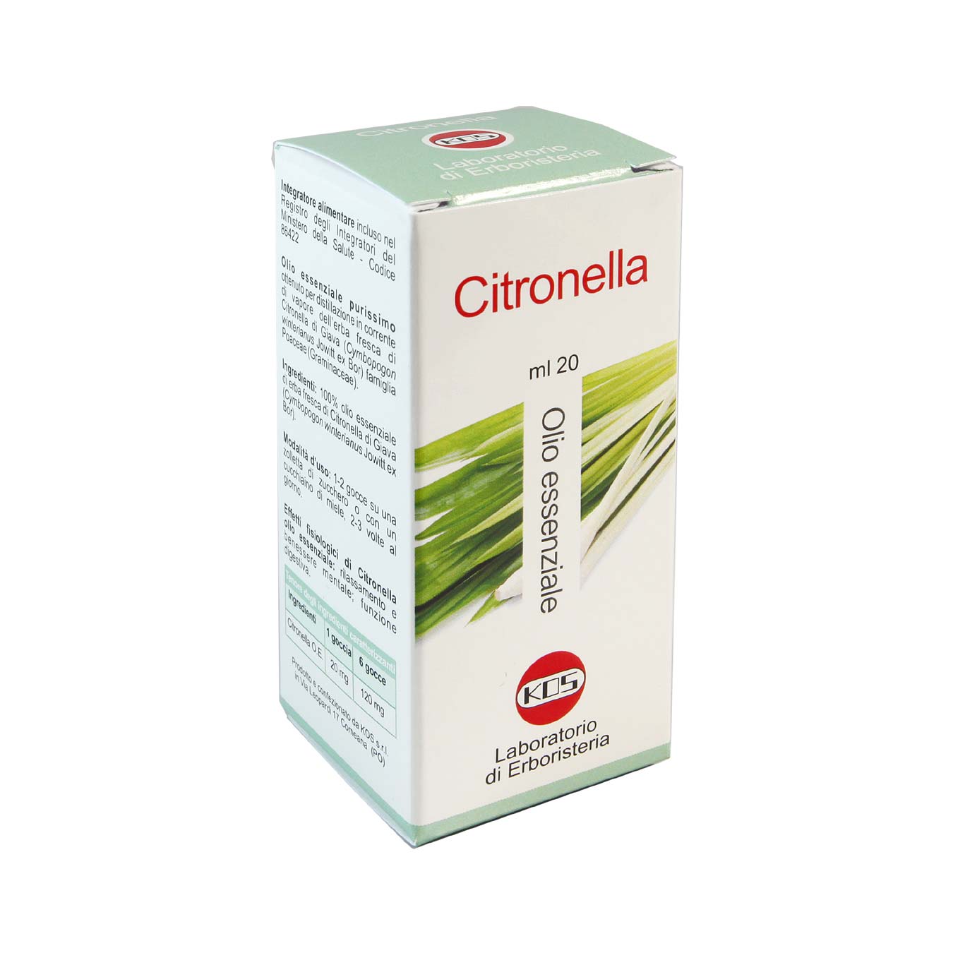 Citronella olio essenziale ml 20