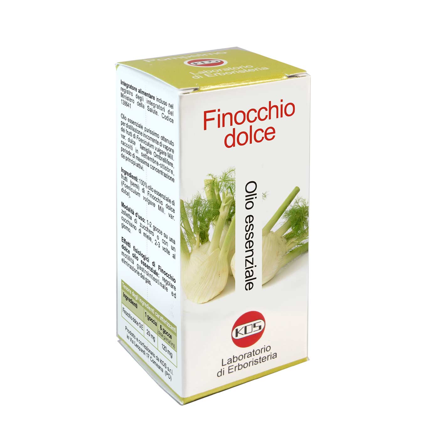 Finocchio olio essenziale ml 20
