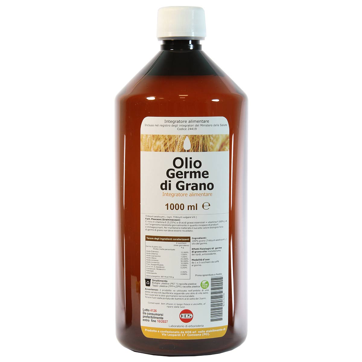 Olio Germe Grano ALI 1 lt