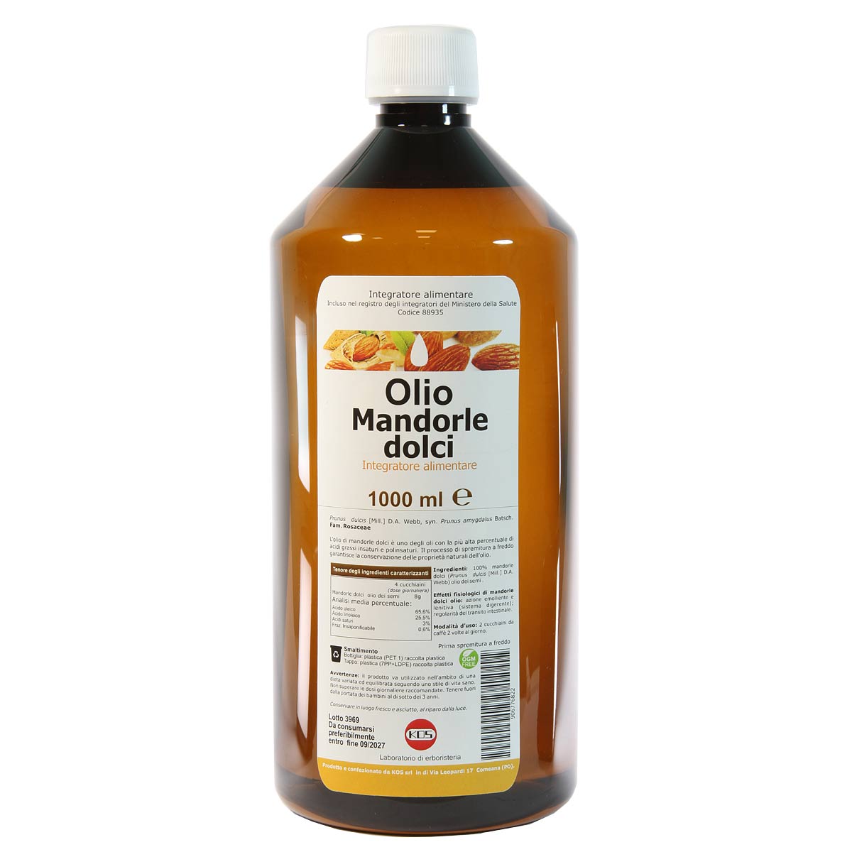 Olio di Mandorle puro lt1