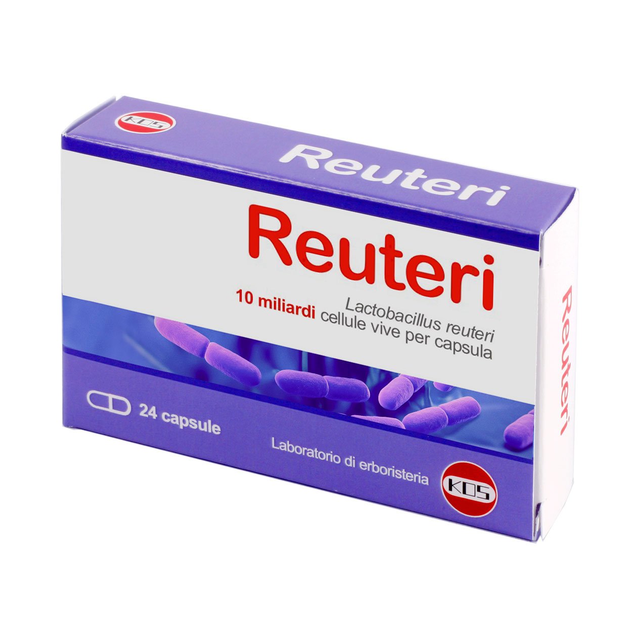 Reuteri 10 miliardi cellule vive per capsula - 24 capsule