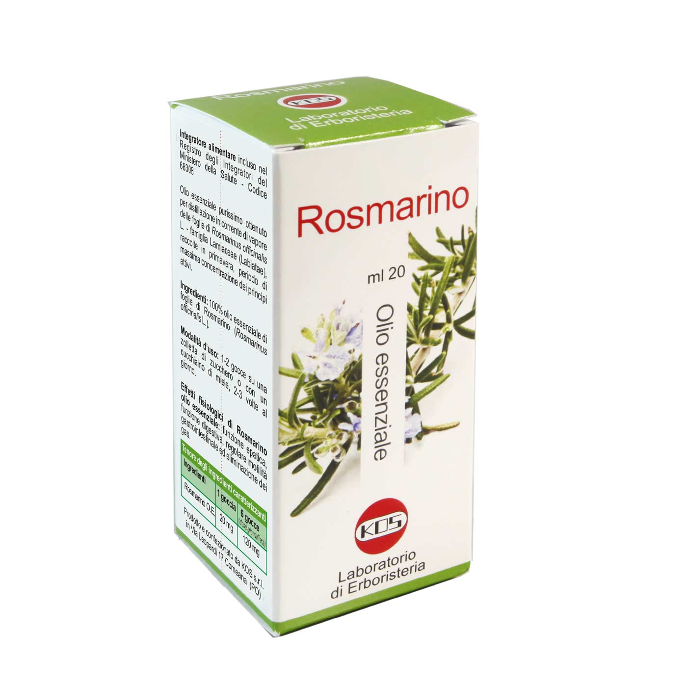 Rosmarino olio essenziale ml 20